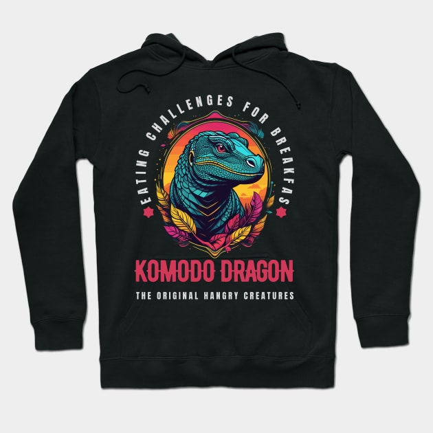 Komodo Dragon Hoodie by Pearsville